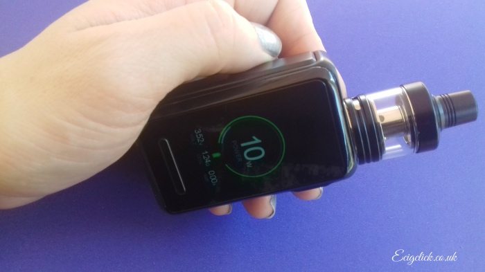 Joyetech Cuboid Lite in hand