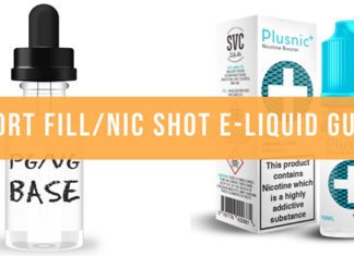 short fill and nic shot e-liquid guide