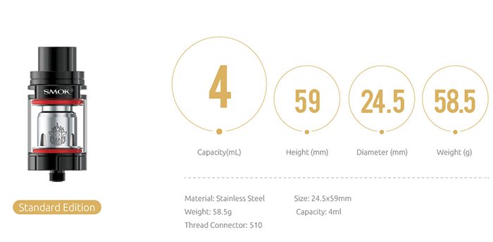 tank specs