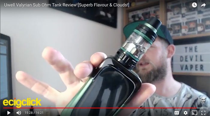 Uwell valyrian sub ohm tank review