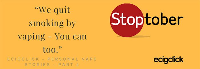 we quit smoking by vaping. You can too. Personal vaping stories