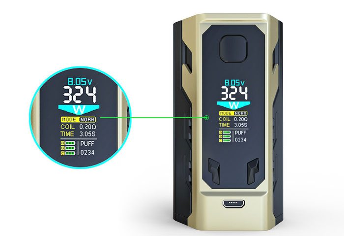 iJoy Captain X3 colour display