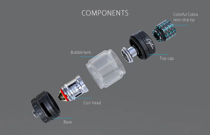 iJoy Captain X3 tank components