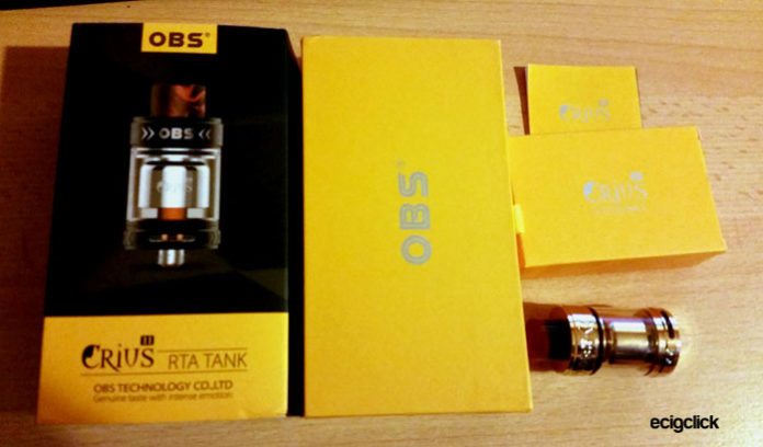 OBS Crius 2 RTA Review - Truly A Titan In Every Way - Ecigclick