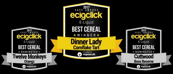 Ecigclick Awards Best Cereal Eliquid 2017