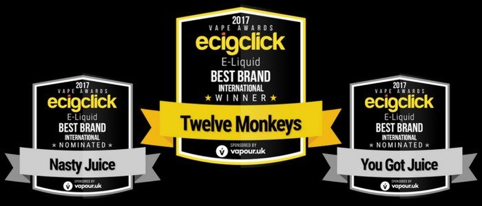 Ecigclick Awards Best Eliquid Brand International 2017