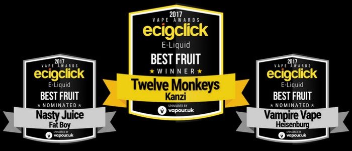 Ecigclick Awards Best Fruit Eliquid 2017