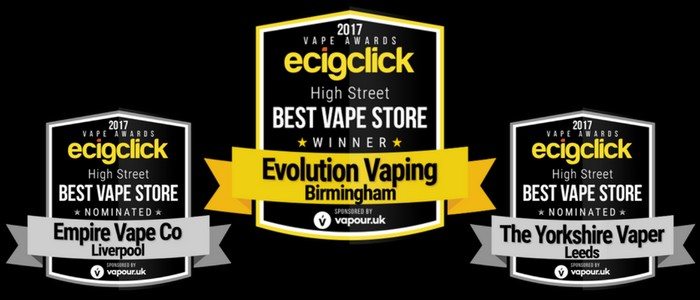 Ecigclick Awards Best High Street Store 2017