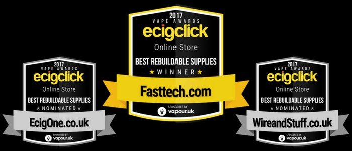 Ecigclick Awards Best Online Store Rebuildable Supplies 2017