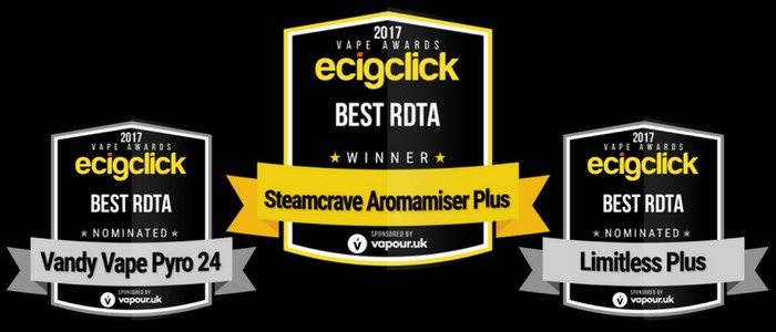 Ecigclick Awards Best RDTA 2017