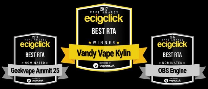 Ecigclick Awards Best RTA 2017