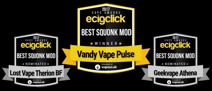 Ecigclick Awards Best Squonk Mod 2017