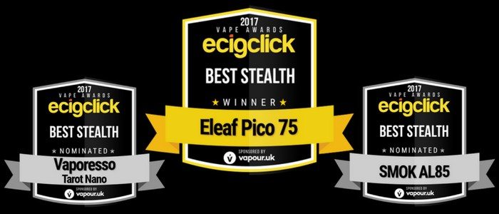 Ecigclick Awards Best Stealth 2017