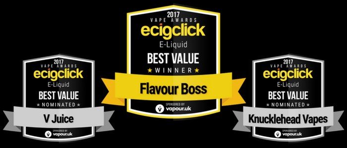 Ecigclick Awards Best Value Eliquid 2017