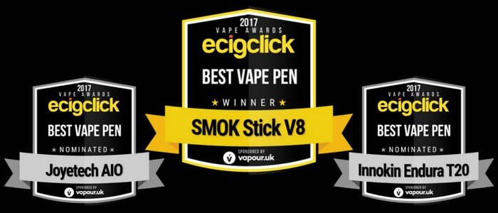 Ecigclick Awards Best Vape Pen 2017