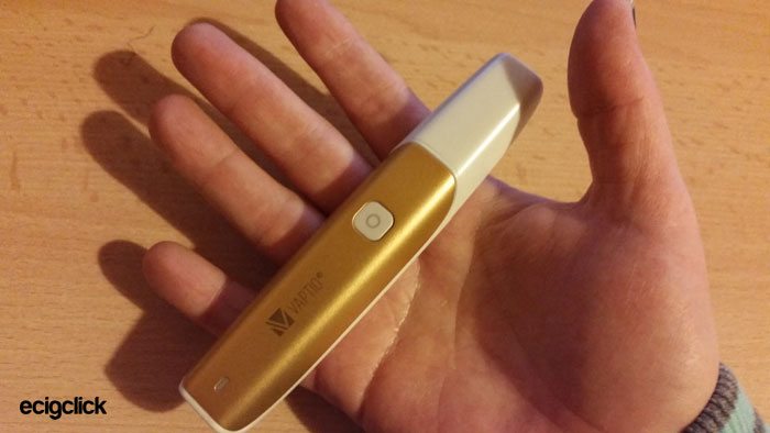 Vaptio C-Flat in hand