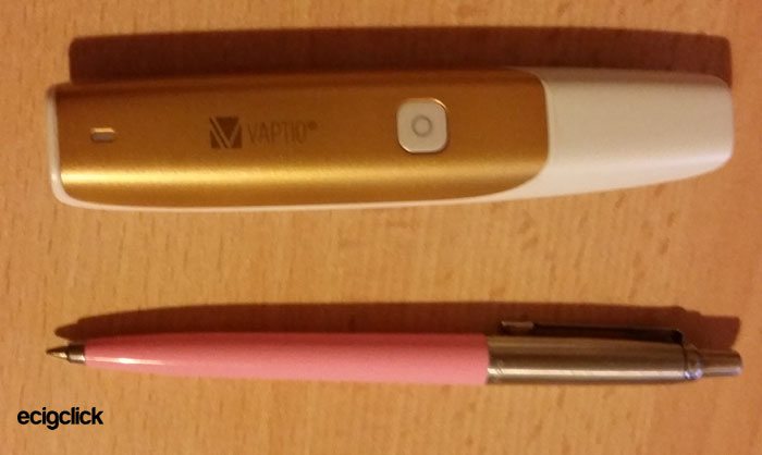 Vaptio C-Flat Size Comparison Ball Pen