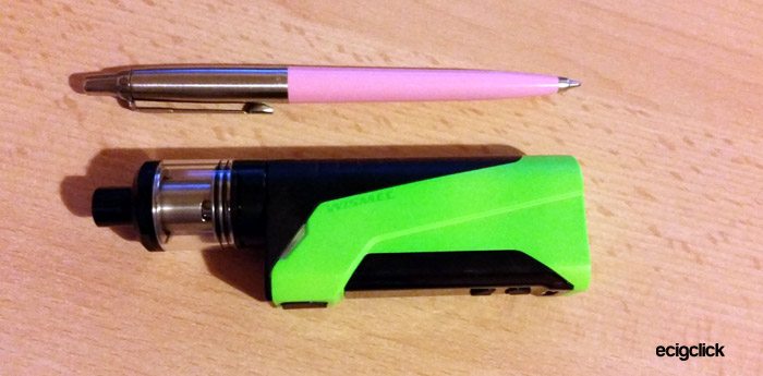 Wismec CB-60 size comparison ball pen