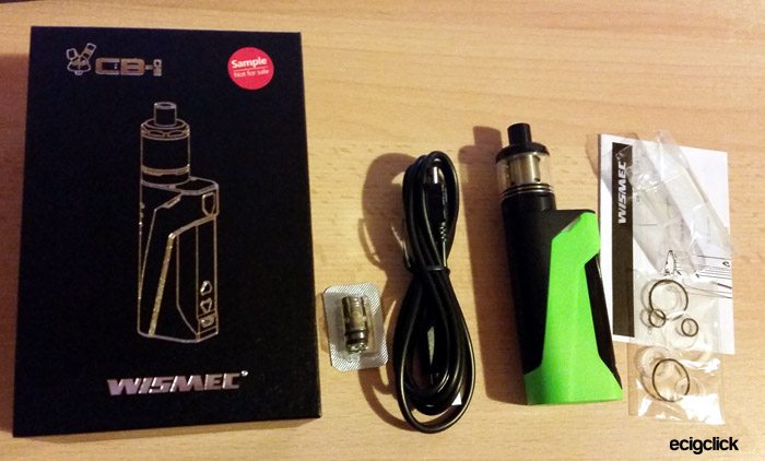 Wismec CB60 box contents