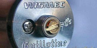 Wismec Guillotine RDA engraving