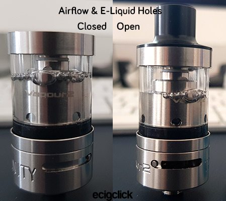 vapor2 trinity tank airflow eliquid holes