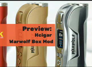 Hcigar Warwolf Box Mod Preview