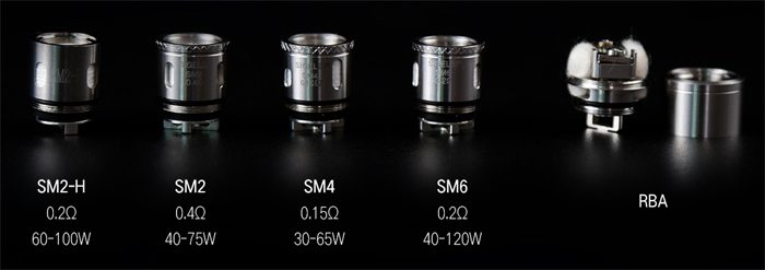 Sigelei DP tank coil options