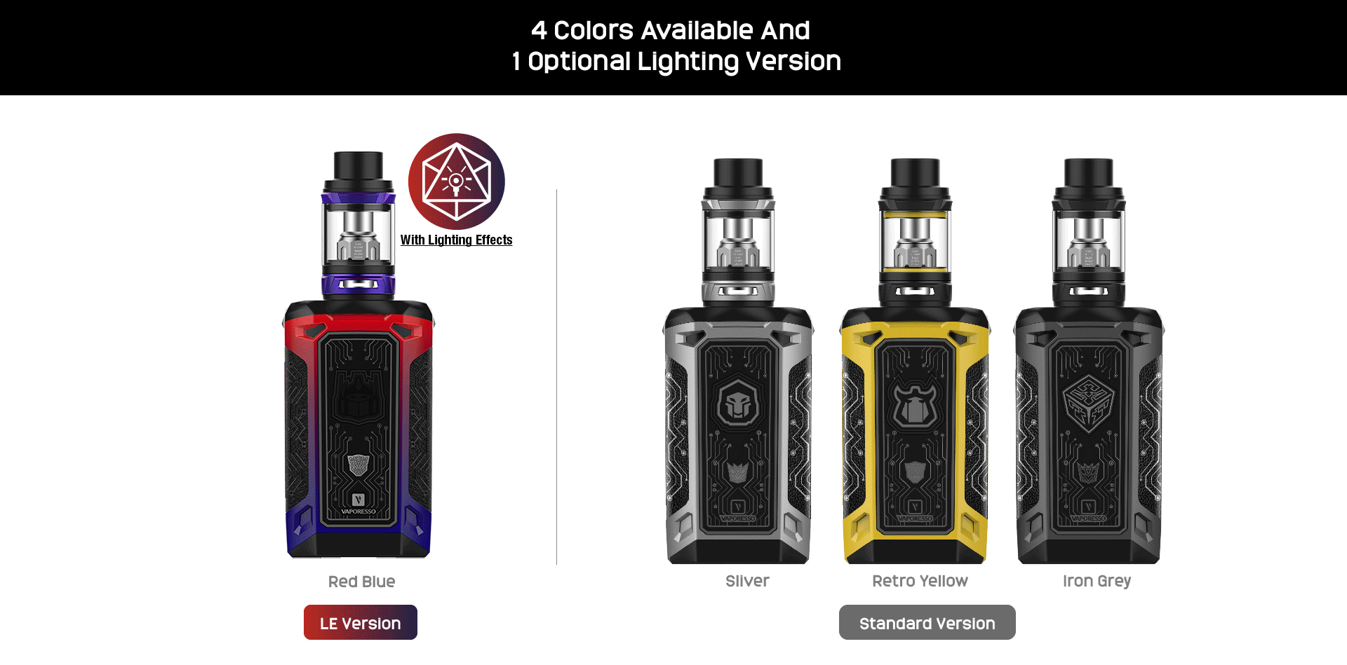 Vaporesso Transformer 220 Mod Preview A Vaping Optimus Prime? Ecigclick