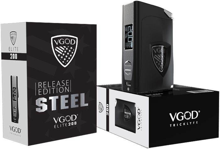 VGOD Elite steel box contents