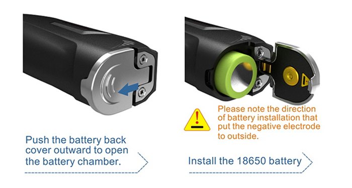 Warwolf battery installation