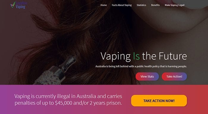 legalize vaping australia