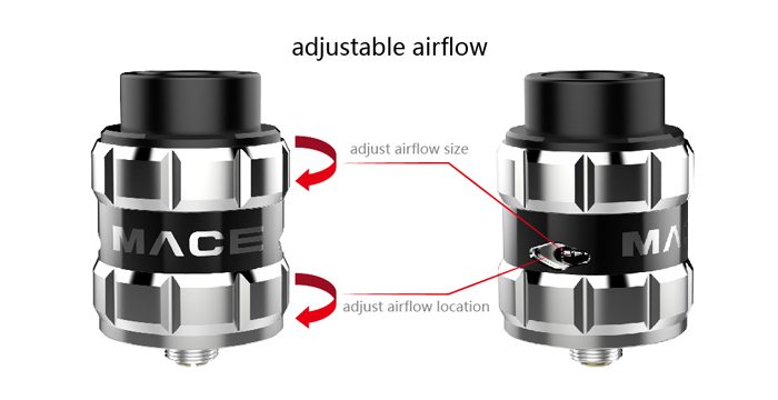 mace airflow adjustment