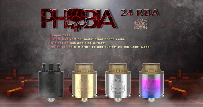 Vandy Vape Phobia 24 marketing banner