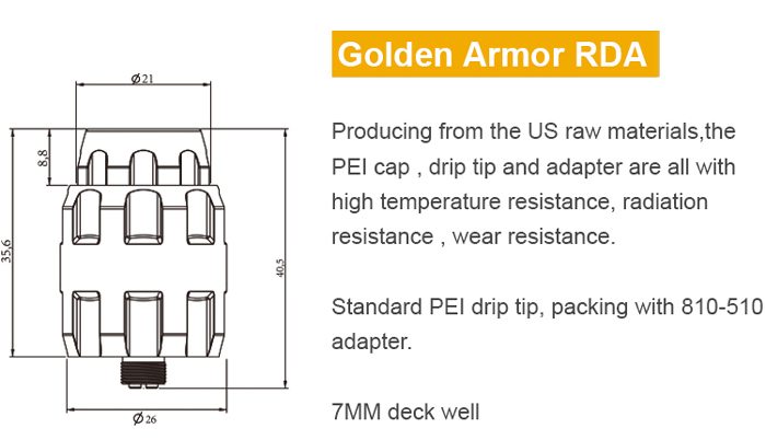 golden armor specs