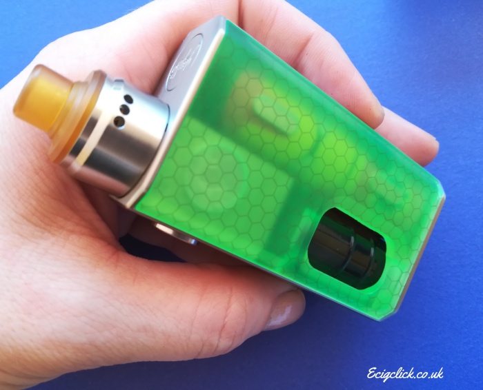 luxotic bf box tobhino RDA Wismec hand2