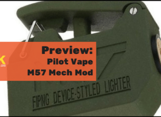 pilot vape m57 mech mod preview