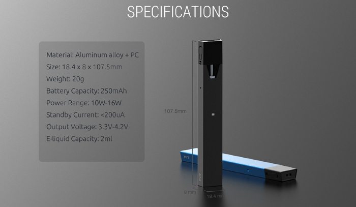 smok fit pod mod kit specs