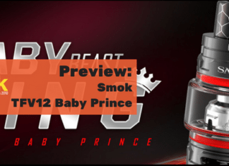 smok tfv12 baby prince tank preview