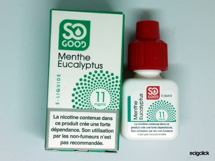 so good eliquid Menthe eucalyptus