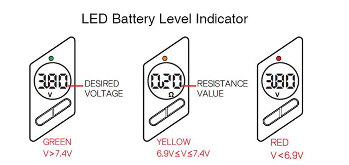 vee battery indicator