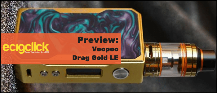 voopoo drag gold limited edition preview