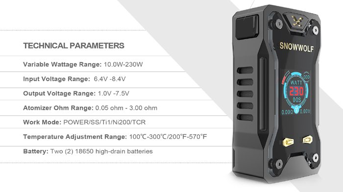 xfeng 230 specs