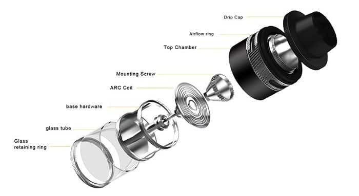 Aspire Revvo tank parts