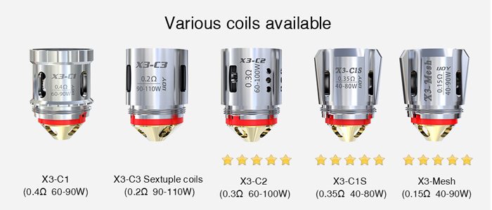 ijoy avenger captain x3 coil heads