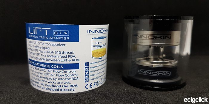 innokin lift sta kit contents