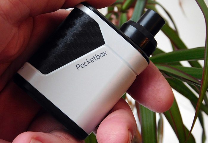pocketbox in hand