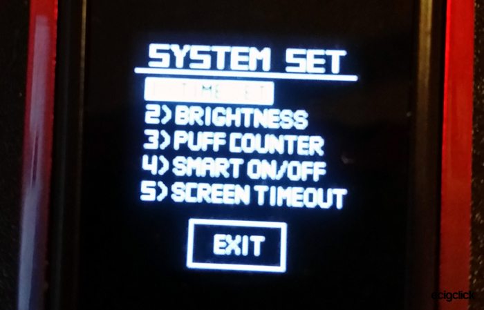 switcher system menu