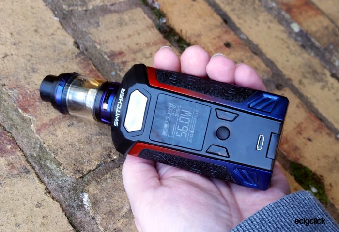 vaporesso switcher kit in hand