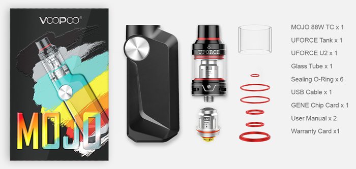 voopoo mojo kit contents