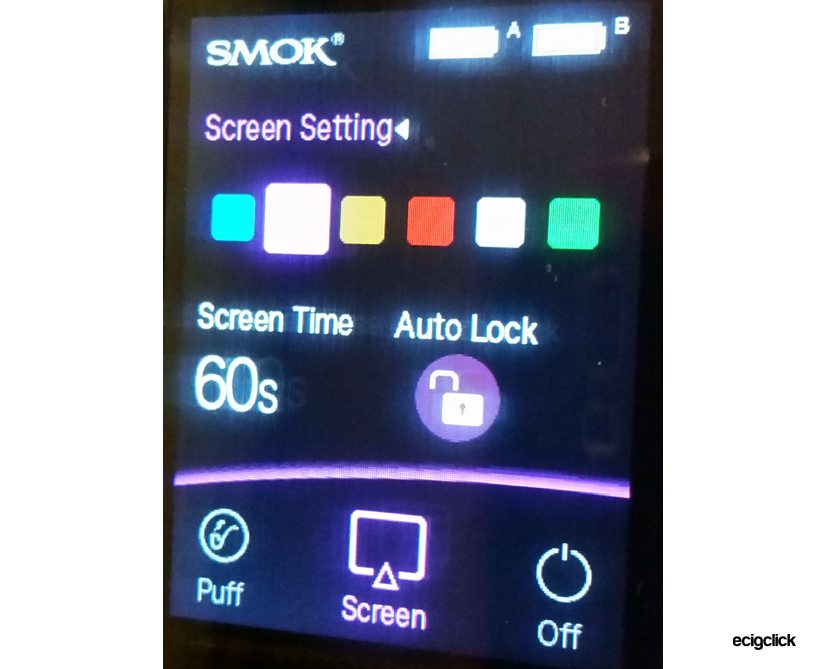 xpriv display screen